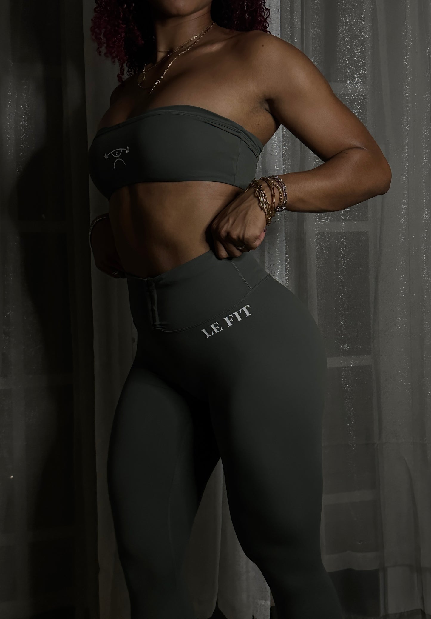 Ara crop top legging set
