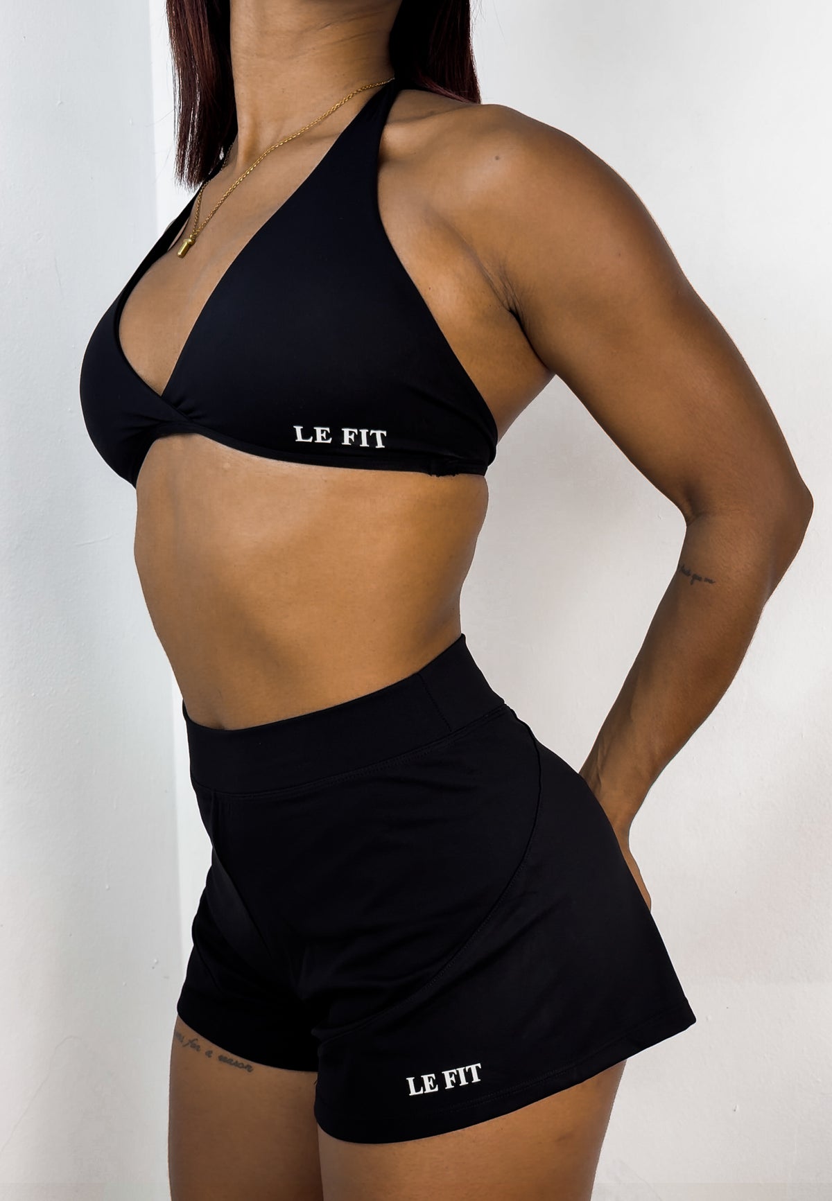 Noir pace bra