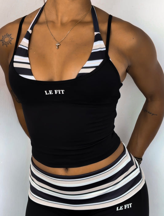 Retro stripe tank top