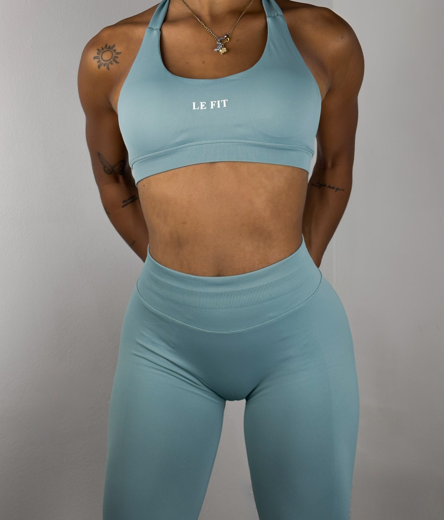 Sage green active legging
