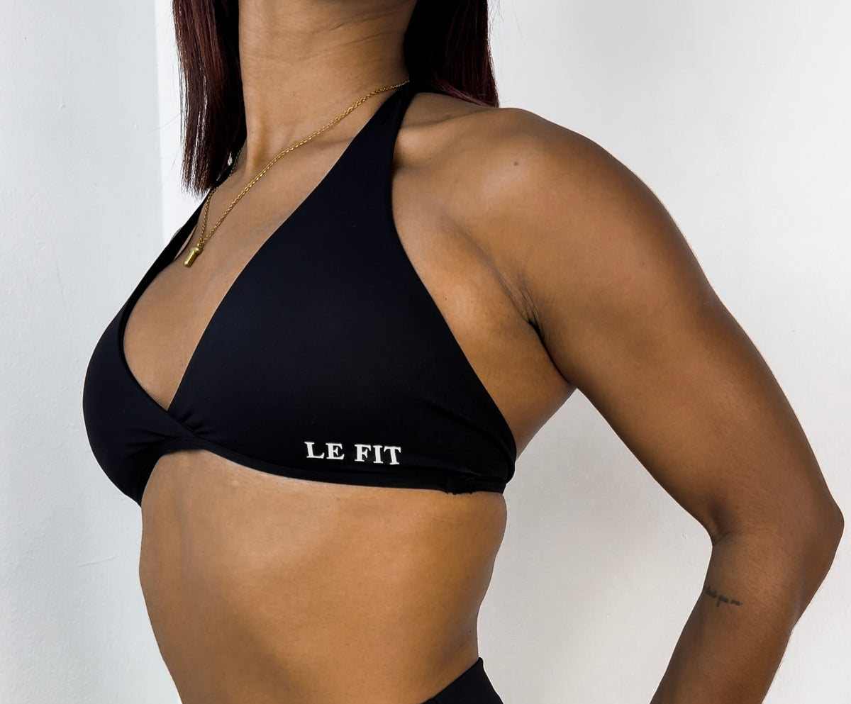 Noir pace bra