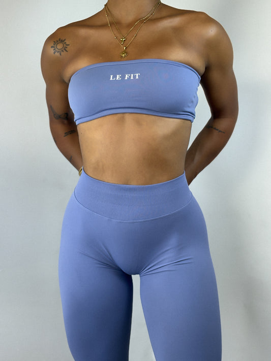 Strapless moonstone top