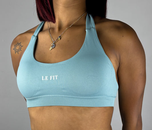Sage green halter bra