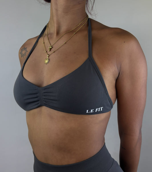 Ash halter strappy top