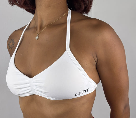 Clean form strappy bra